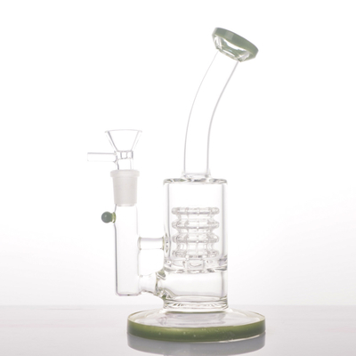 Glass Dab Rig 8.3 Inches Matric Percolator Glass Dab Rig Recycler