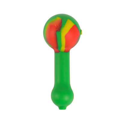 Colorful Unbreakable Silicone Glass Hand Pipes Customized With Glass Bowl