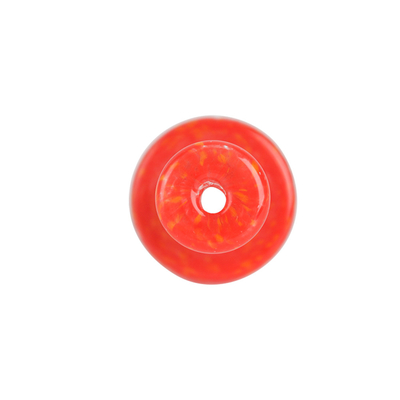 Red Color Borosilicate Glass Straight Carb Cap Heat Balance
