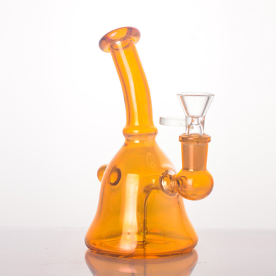 6.7 Inch Electroplated Glass Dab Rig Solid Color For Weed