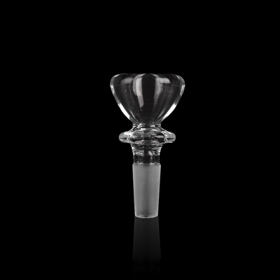 10mm 14mm Clear Glass Bong Bowl Male Herb Slide Minimalistic