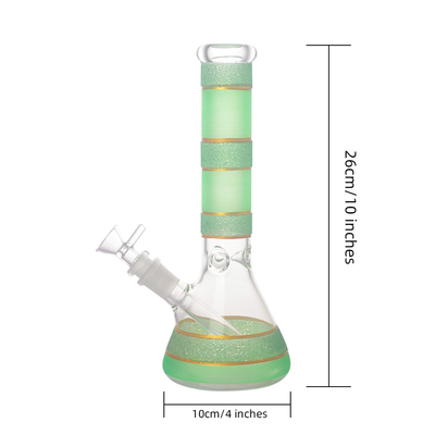 10 Inches Smoking Glass Water Pipe