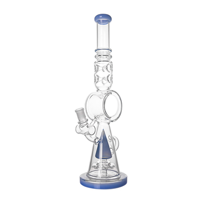 17.5 Inches Height 4mm Thickness Straight Tube Bong Straight Pipe Water Pipe