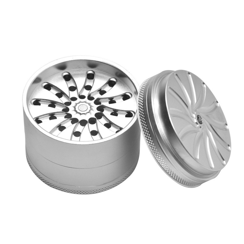 Herb Grinder Wholesale Best Quality 4 Parts Aluminum Alloy Toothless Grinder